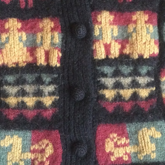 Putumayo Vintage Wool Cardigan Sweater - Picture 6 of 9